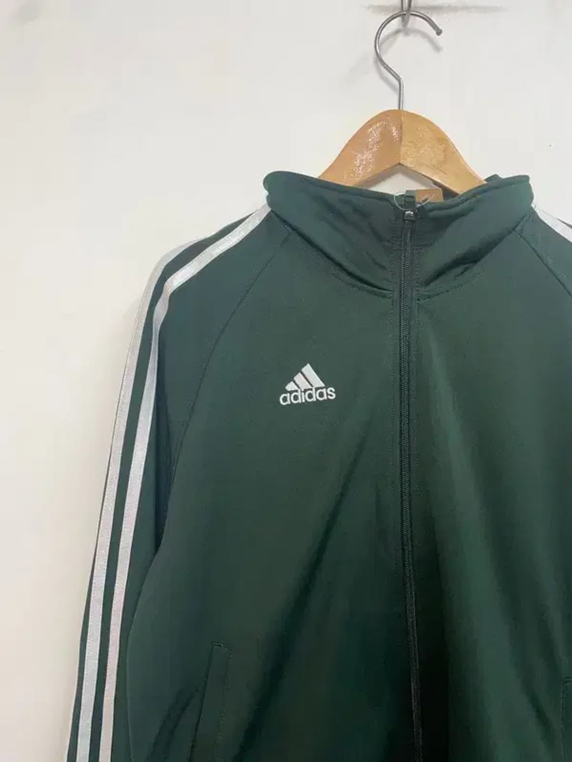 95 아디다스 삼선 마샬아츠 집업 져지 녹색 상품이미지4