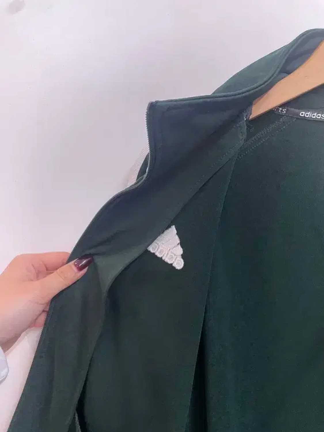 95 아디다스 삼선 마샬아츠 집업 져지 녹색 상품이미지6