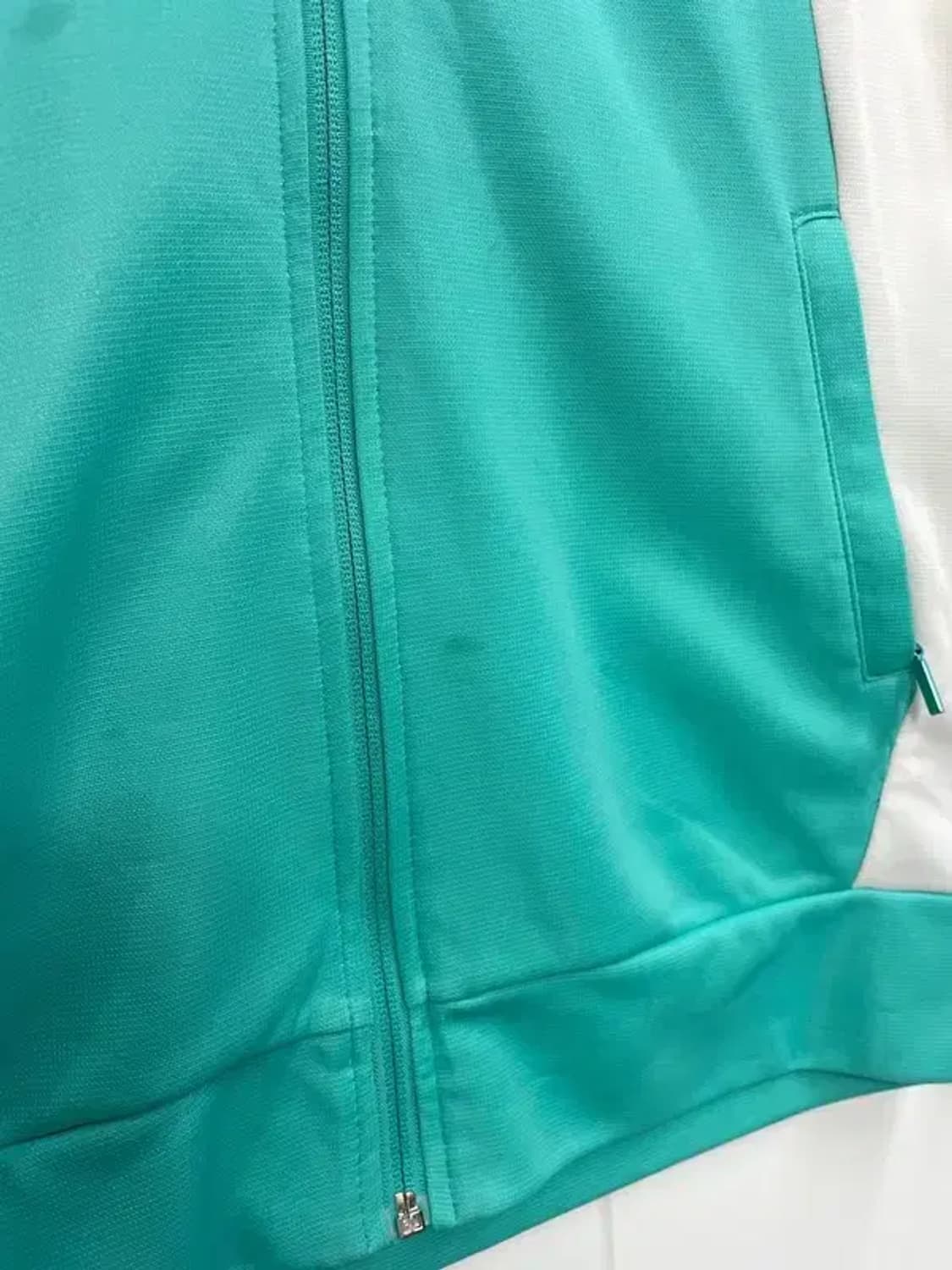 90 아디다스 우먼스 글리터 트랙탑 져지 에메랄드 상품이미지5