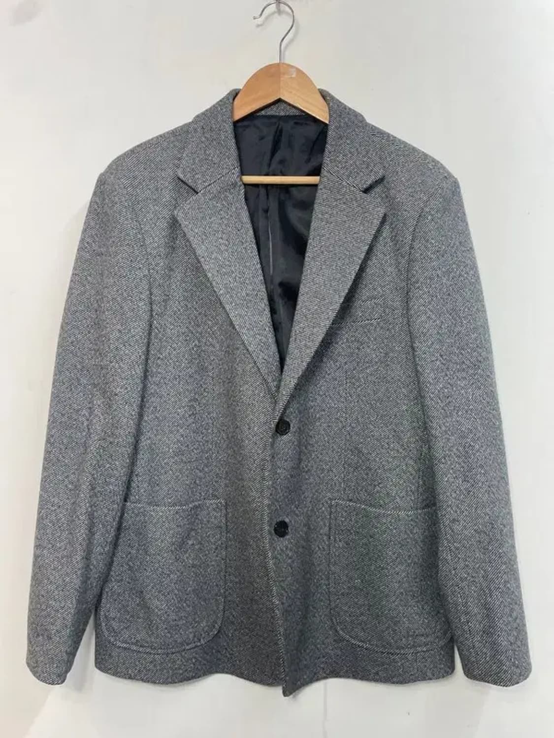 미디움 kind 헤링본 투버튼 마이 블레이저 정장룩 상품이미지2