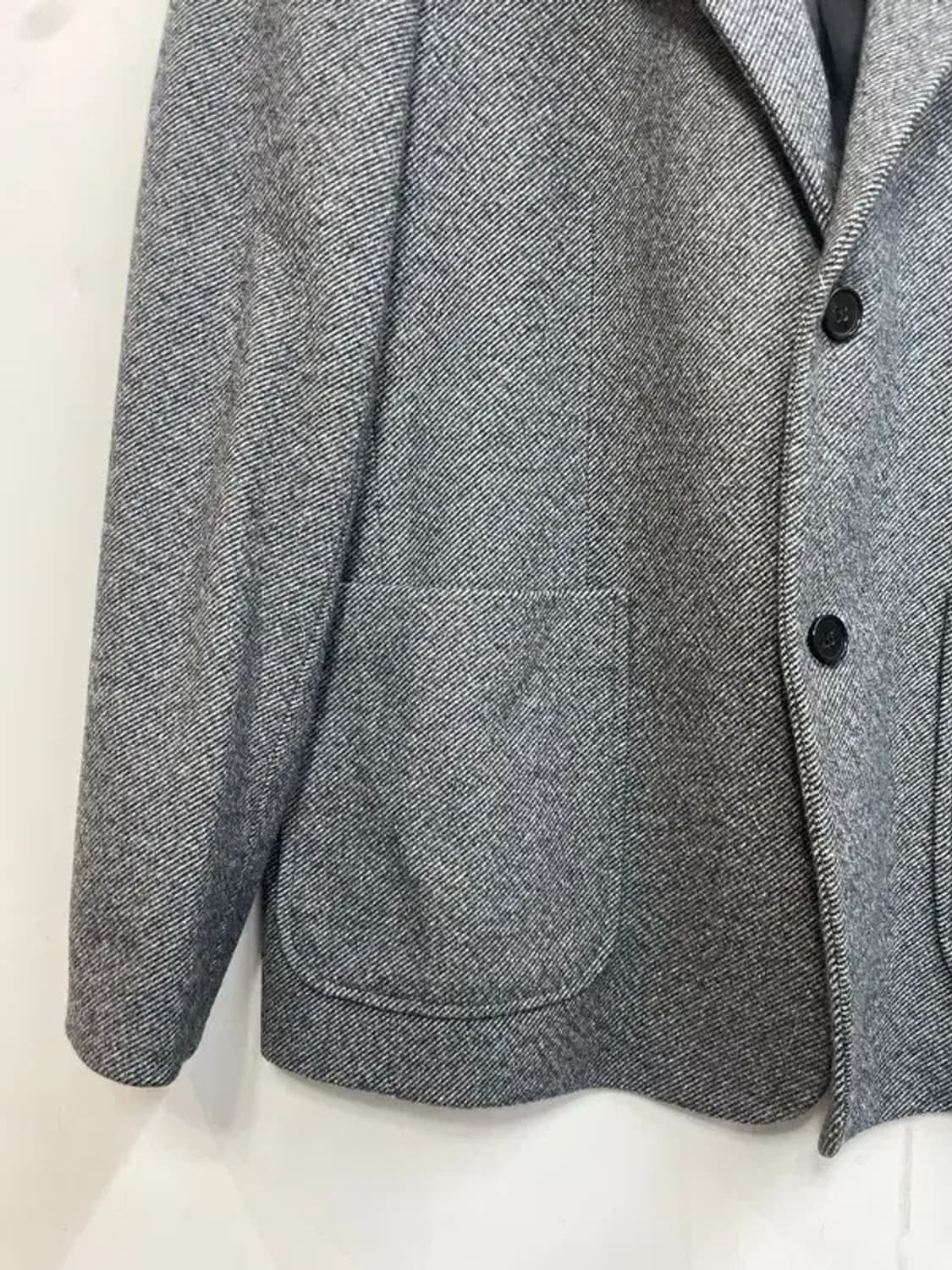 미디움 kind 헤링본 투버튼 마이 블레이저 정장룩 상품이미지3