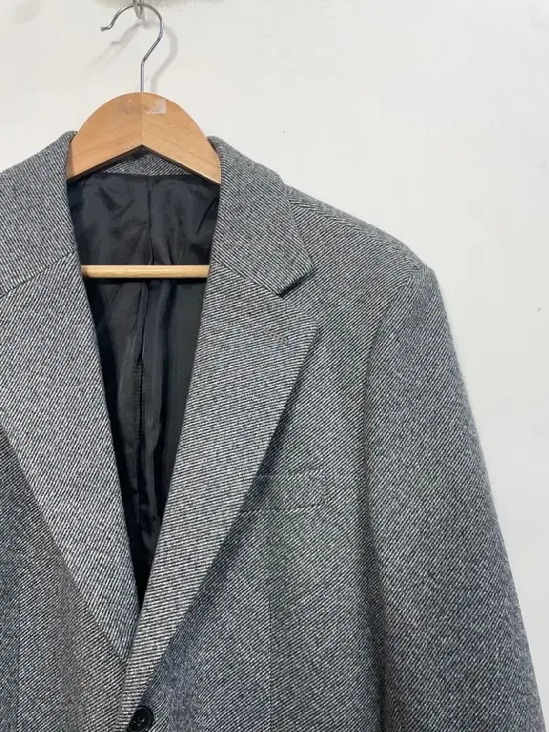 미디움 kind 헤링본 투버튼 마이 블레이저 정장룩 상품이미지4