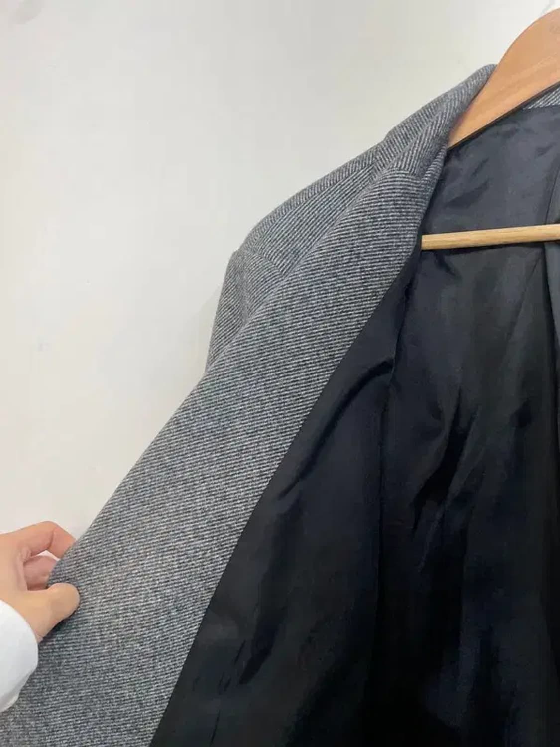 미디움 kind 헤링본 투버튼 마이 블레이저 정장룩 상품이미지5