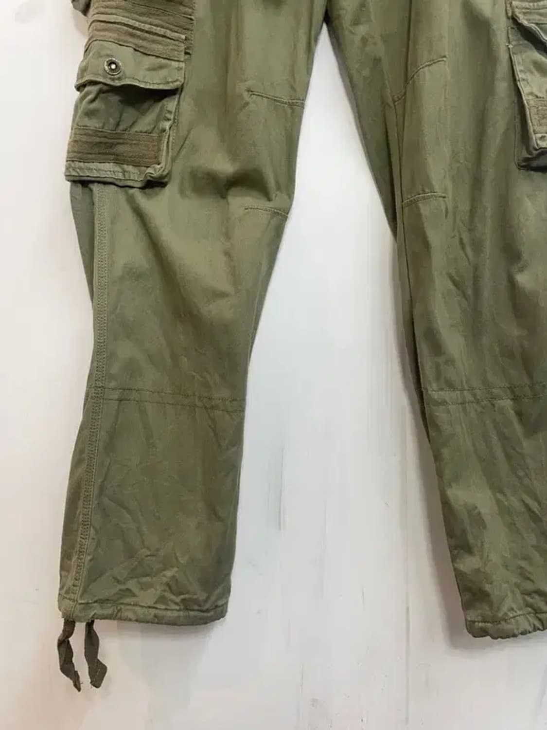 36 빈티지 밀리터리룩 Decibel 피그먼트 카고팬츠 카키 상품이미지3