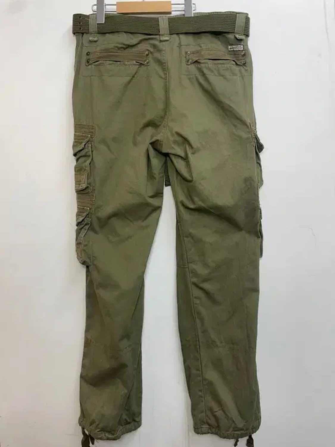 36 빈티지 밀리터리룩 Decibel 피그먼트 카고팬츠 카키 상품이미지6