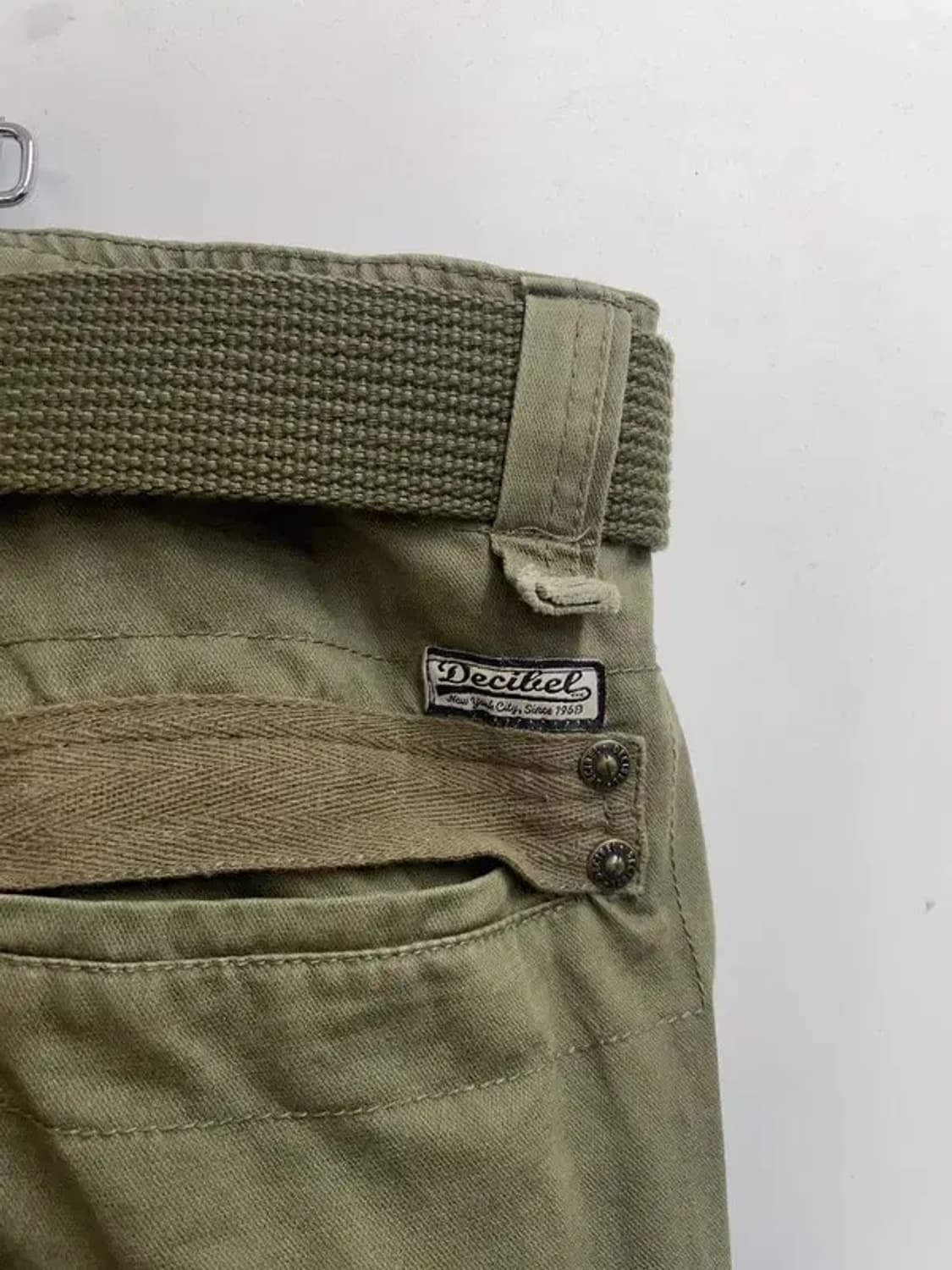 36 빈티지 밀리터리룩 Decibel 피그먼트 카고팬츠 카키 상품이미지9