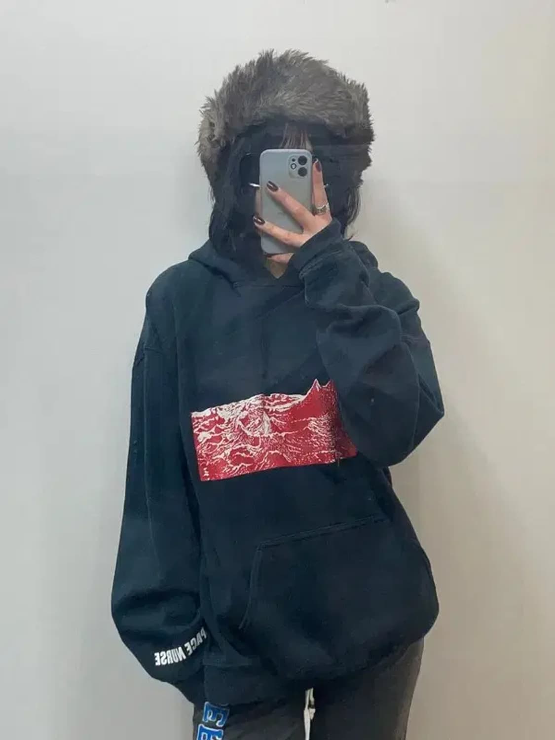 라지 언더커버 더 스페이스 널스 후디 블랙 상품이미지1