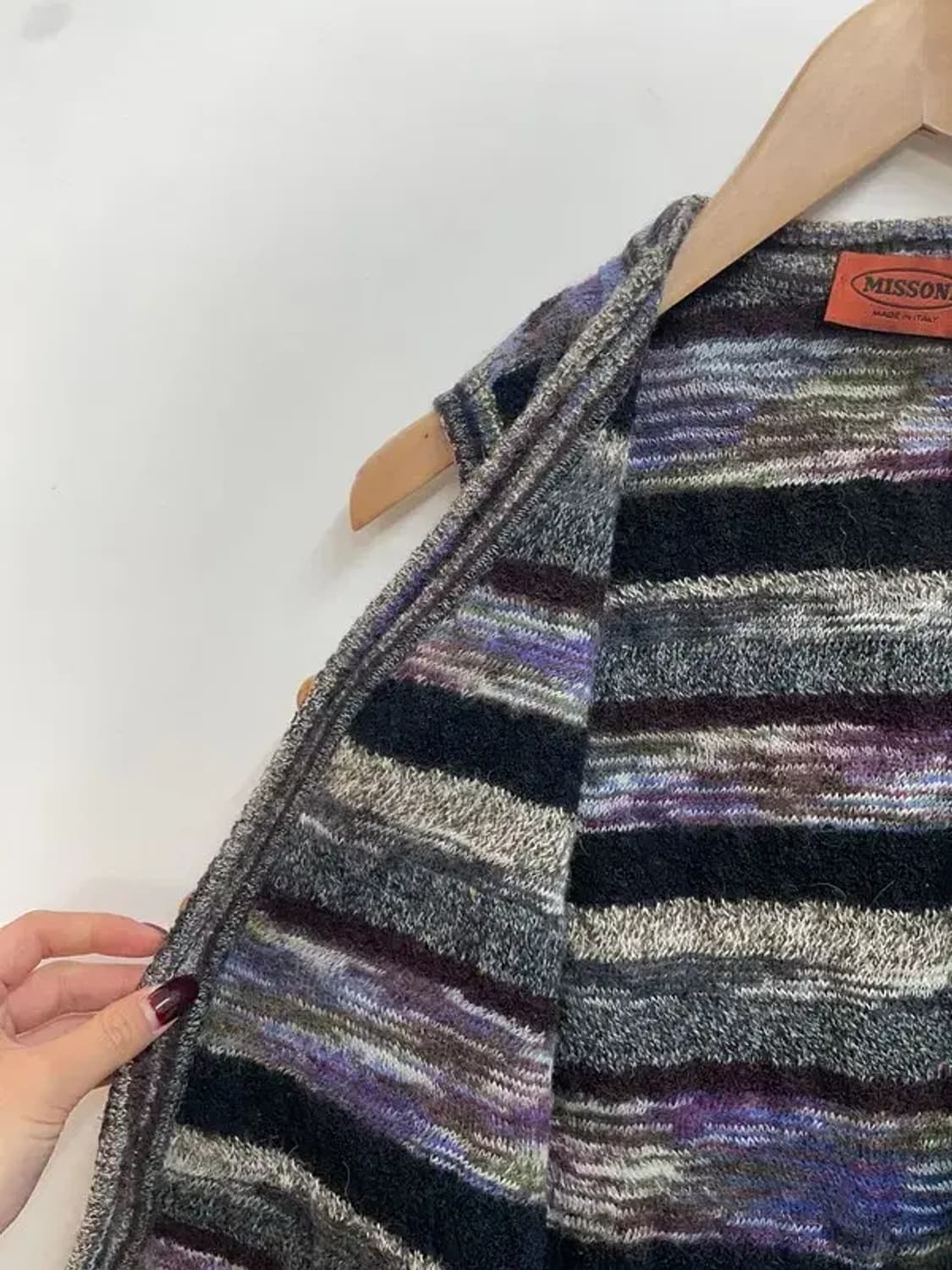 90s 미쏘니 패턴 여자 니트 조끼 베스트 상품이미지6