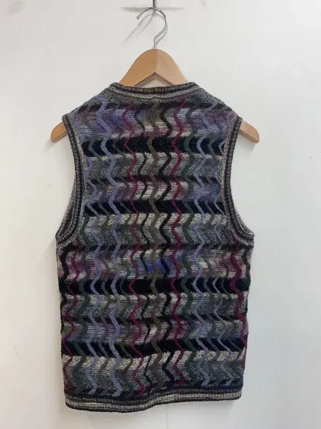 90s 미쏘니 패턴 여자 니트 조끼 베스트 상품이미지7