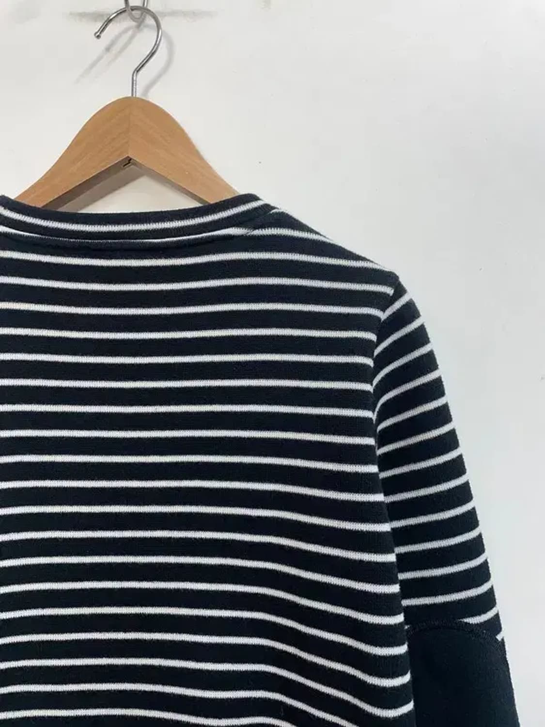 미디움 벤시몽 스트라이프 오버핏 긴팔티셔츠 상품이미지9