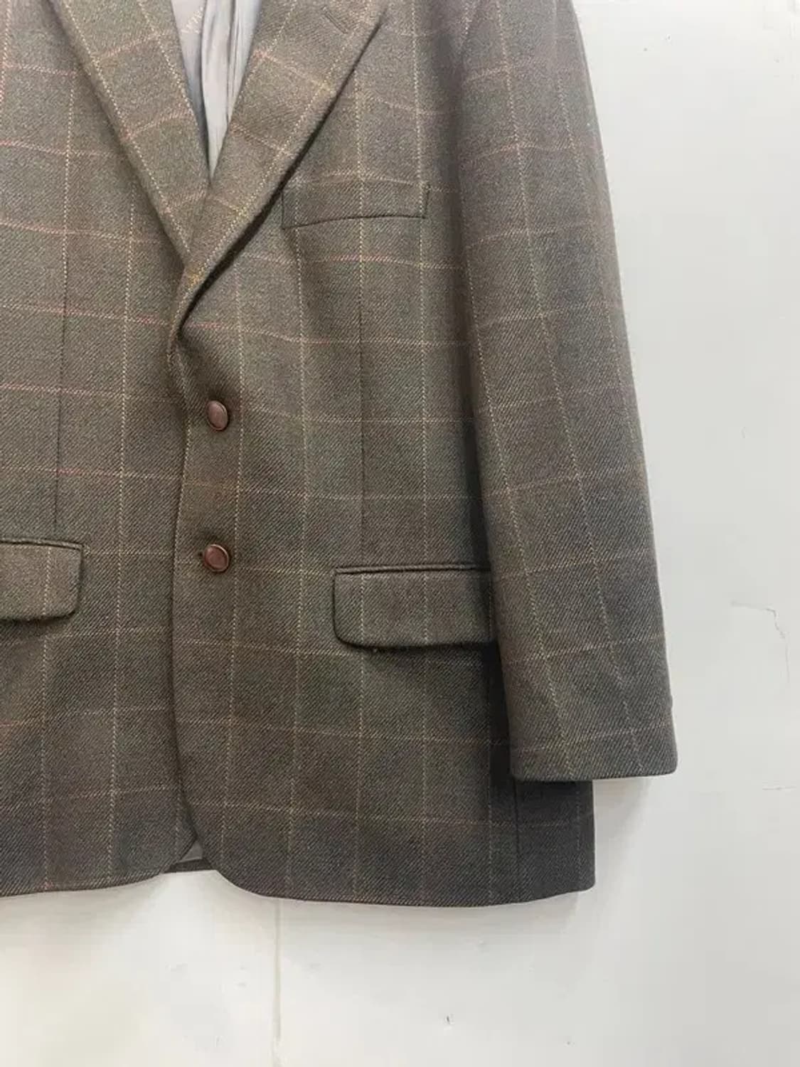 100 갤럭시 오버핏 올드스쿨 투버튼 블레이저 자켓 상품이미지3