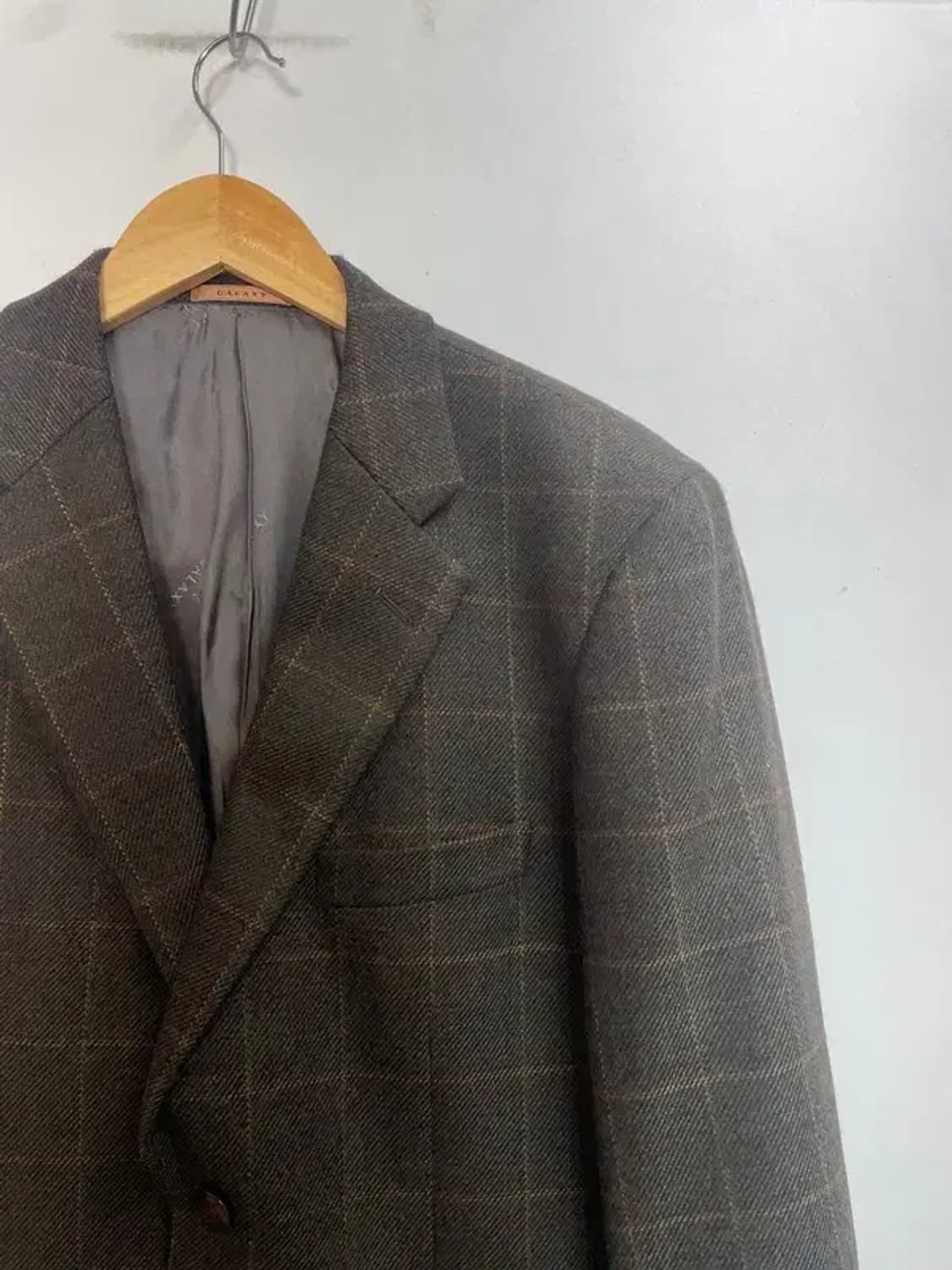 100 갤럭시 오버핏 올드스쿨 투버튼 블레이저 자켓 상품이미지4