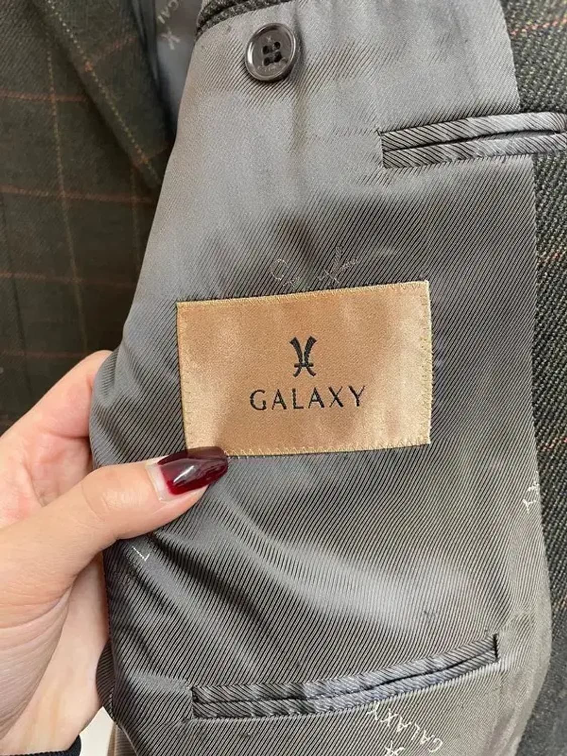 100 갤럭시 오버핏 올드스쿨 투버튼 블레이저 자켓 상품이미지7