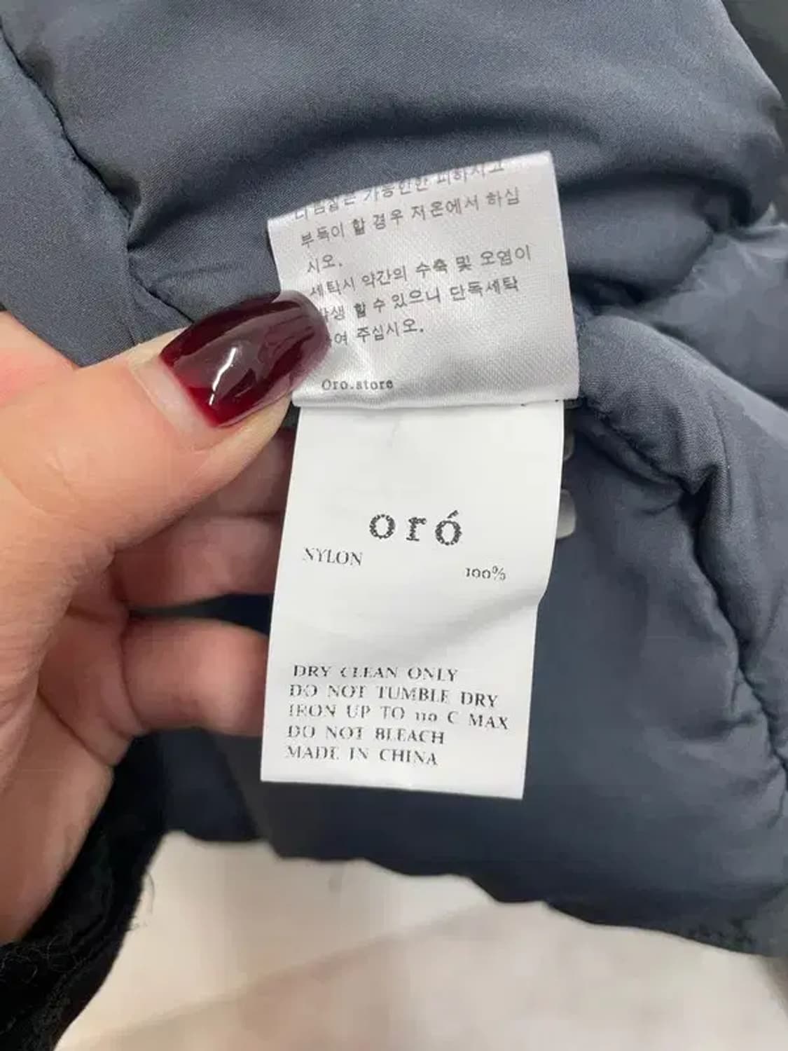 스몰 미사용 오로 시어링 하프 칼라 떡볶이 패딩 점퍼 상품이미지10