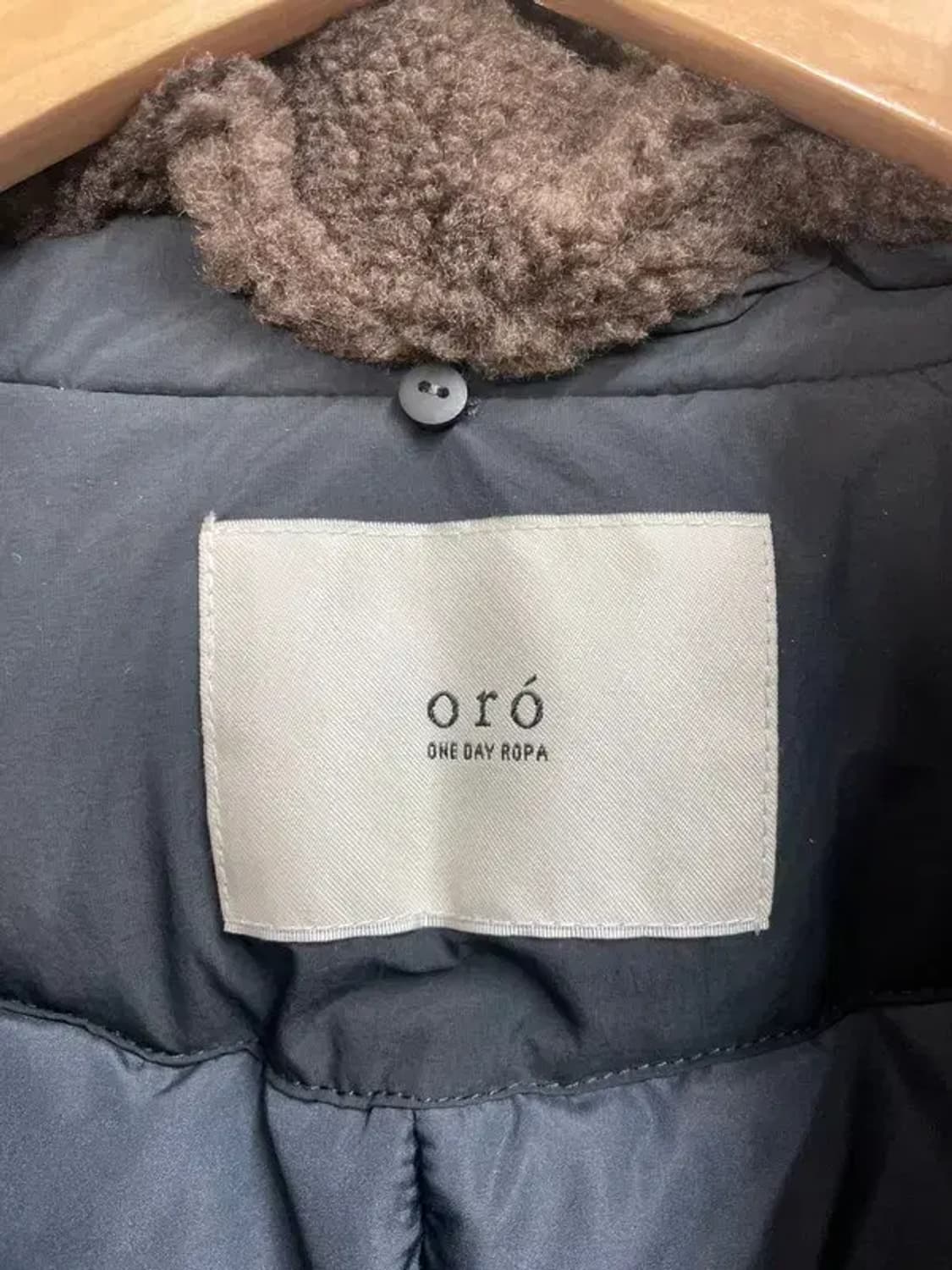 스몰 미사용 오로 시어링 하프 칼라 떡볶이 패딩 점퍼 상품이미지5