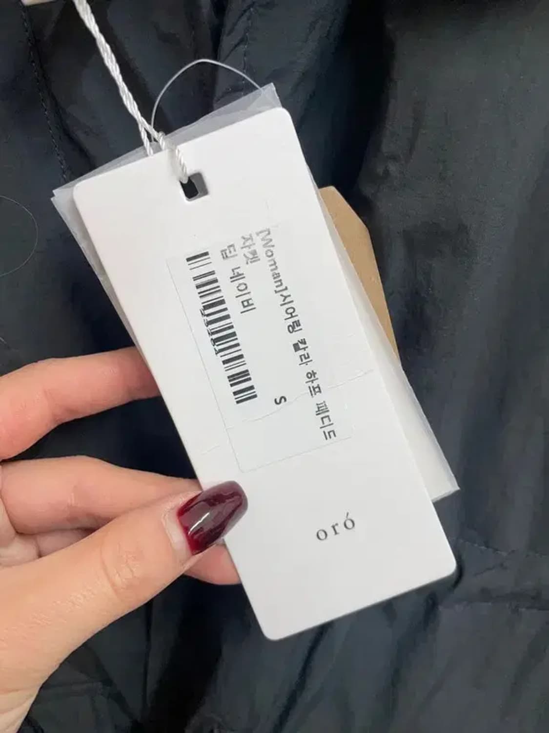 스몰 미사용 오로 시어링 하프 칼라 떡볶이 패딩 점퍼 상품이미지6