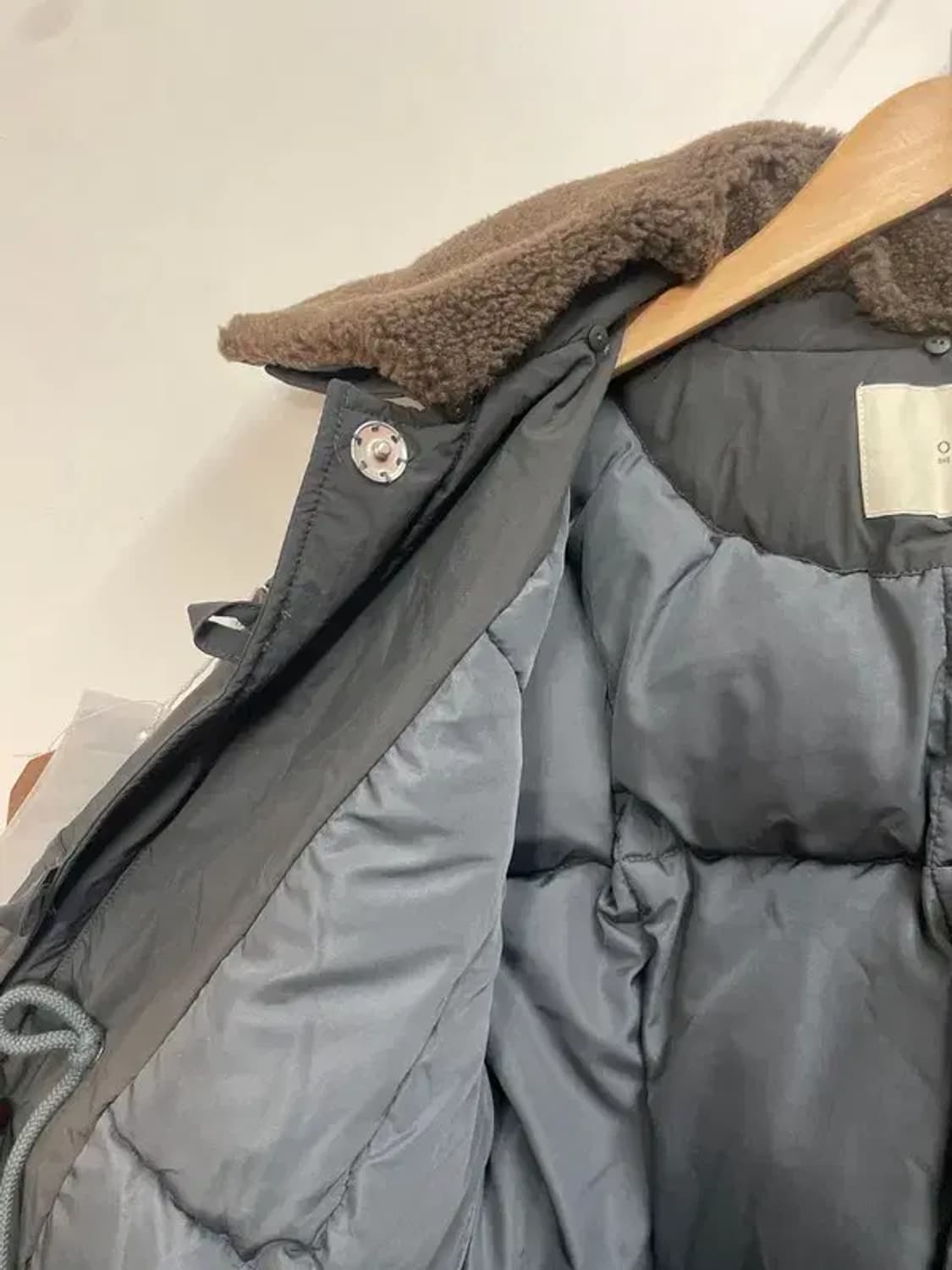 스몰 미사용 오로 시어링 하프 칼라 떡볶이 패딩 점퍼 상품이미지7