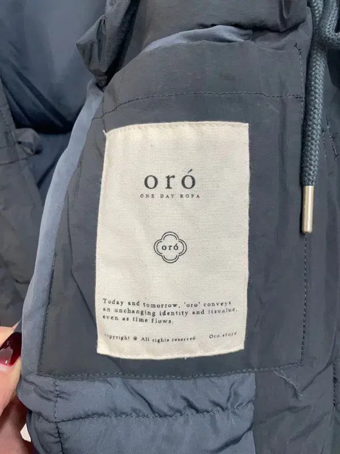 스몰 미사용 오로 시어링 하프 칼라 떡볶이 패딩 점퍼 상품이미지8