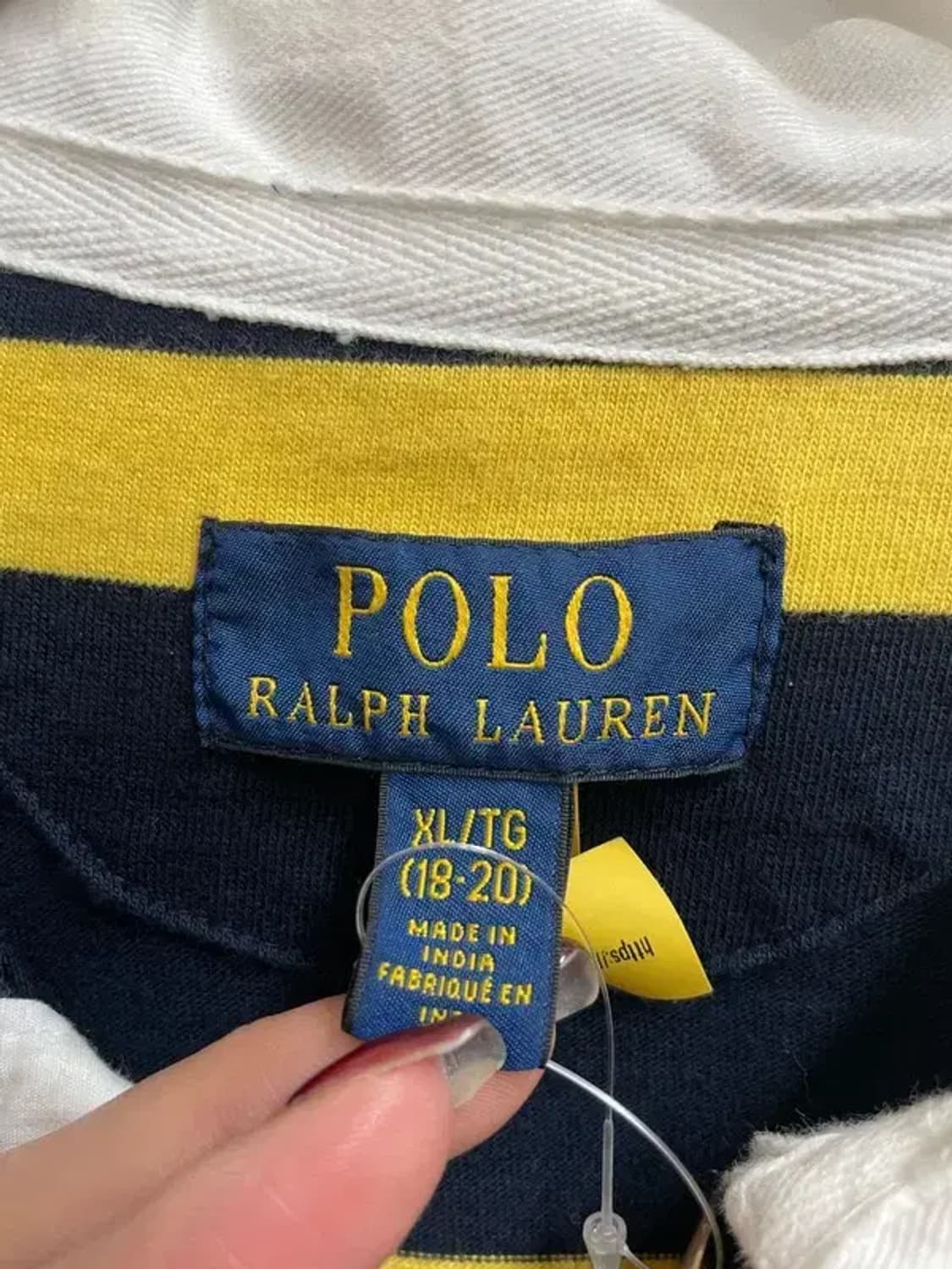 XL18-20 폴로랄프로렌 꿀벌 긴팔 카라티셔츠 상품이미지5