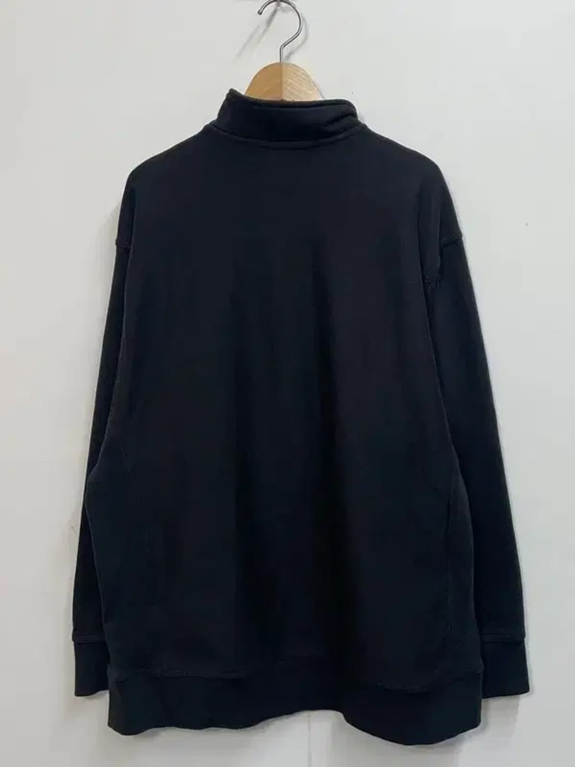 라지 칼하트 WIP 하프 집 아메리칸 스크립트 스웨트셔츠 블랙 상품이미지7