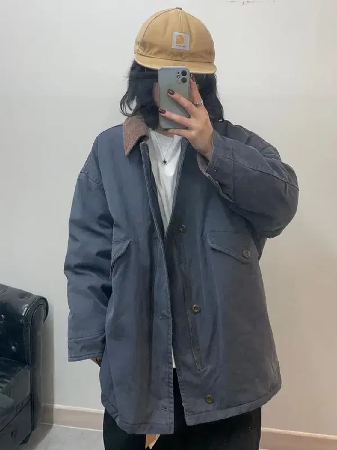 미사용 새상품 ORO 패티드 헌팅 워크자켓 점퍼 상품이미지1