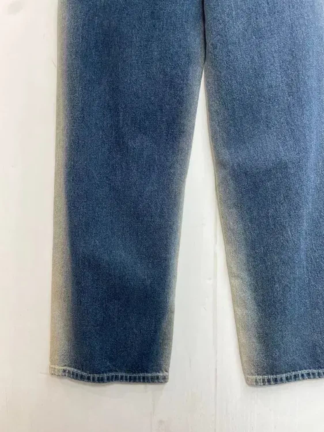 라지 슈퍼서브 브로큰 워싱 데님 팬츠 다크 블루 상품이미지8