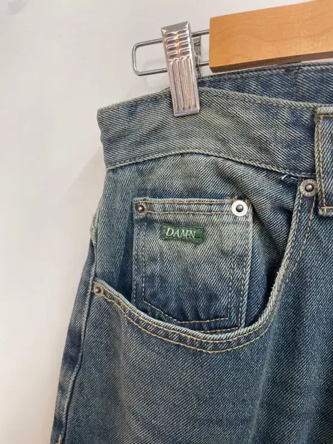 미디움  Lamy Clark 와이드 데님팬츠 청바지 상품이미지5