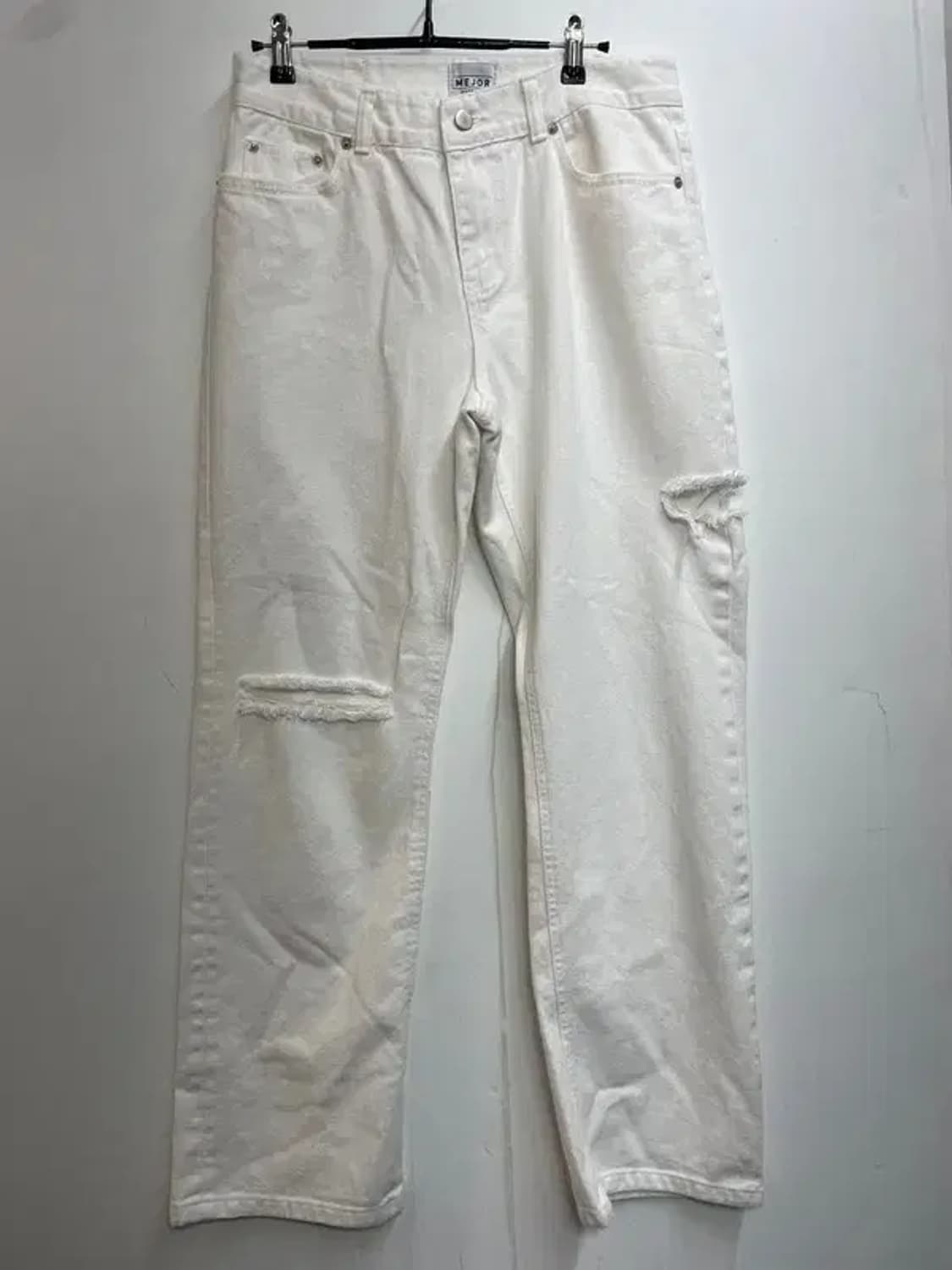 라지 mejor 워싱 와이드핏 면바지 팬츠 상품이미지2