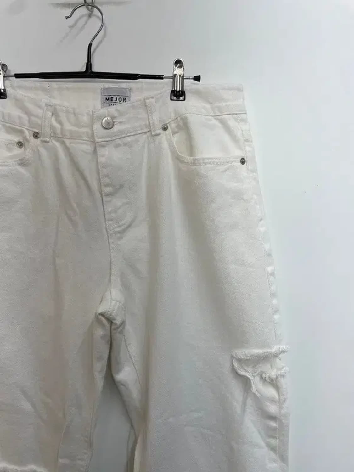 라지 mejor 워싱 와이드핏 면바지 팬츠 상품이미지4