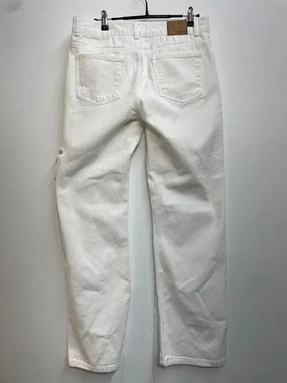 라지 mejor 워싱 와이드핏 면바지 팬츠 상품이미지6