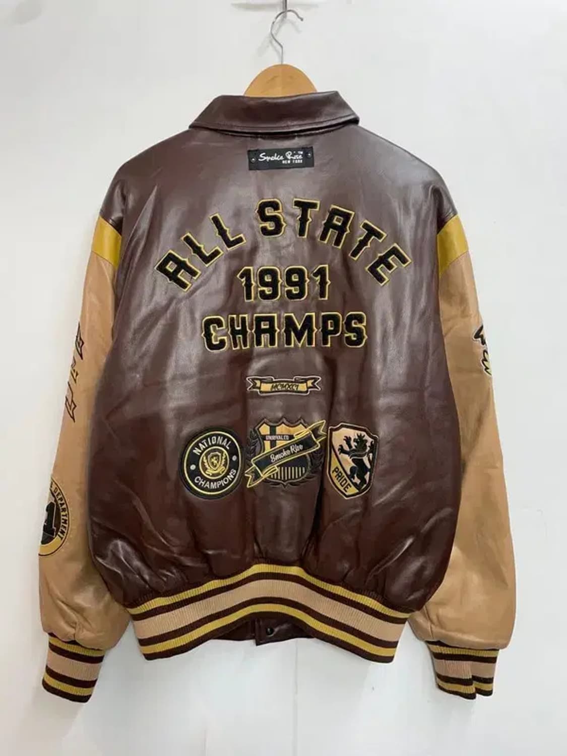 라지 스모크라이즈 바시티 점퍼 자켓 b그레이드 상품이미지10