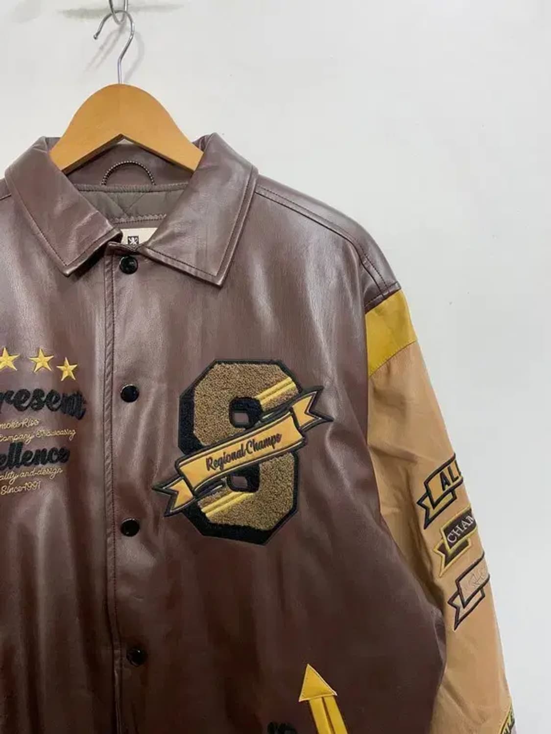 라지 스모크라이즈 바시티 점퍼 자켓 b그레이드 상품이미지4