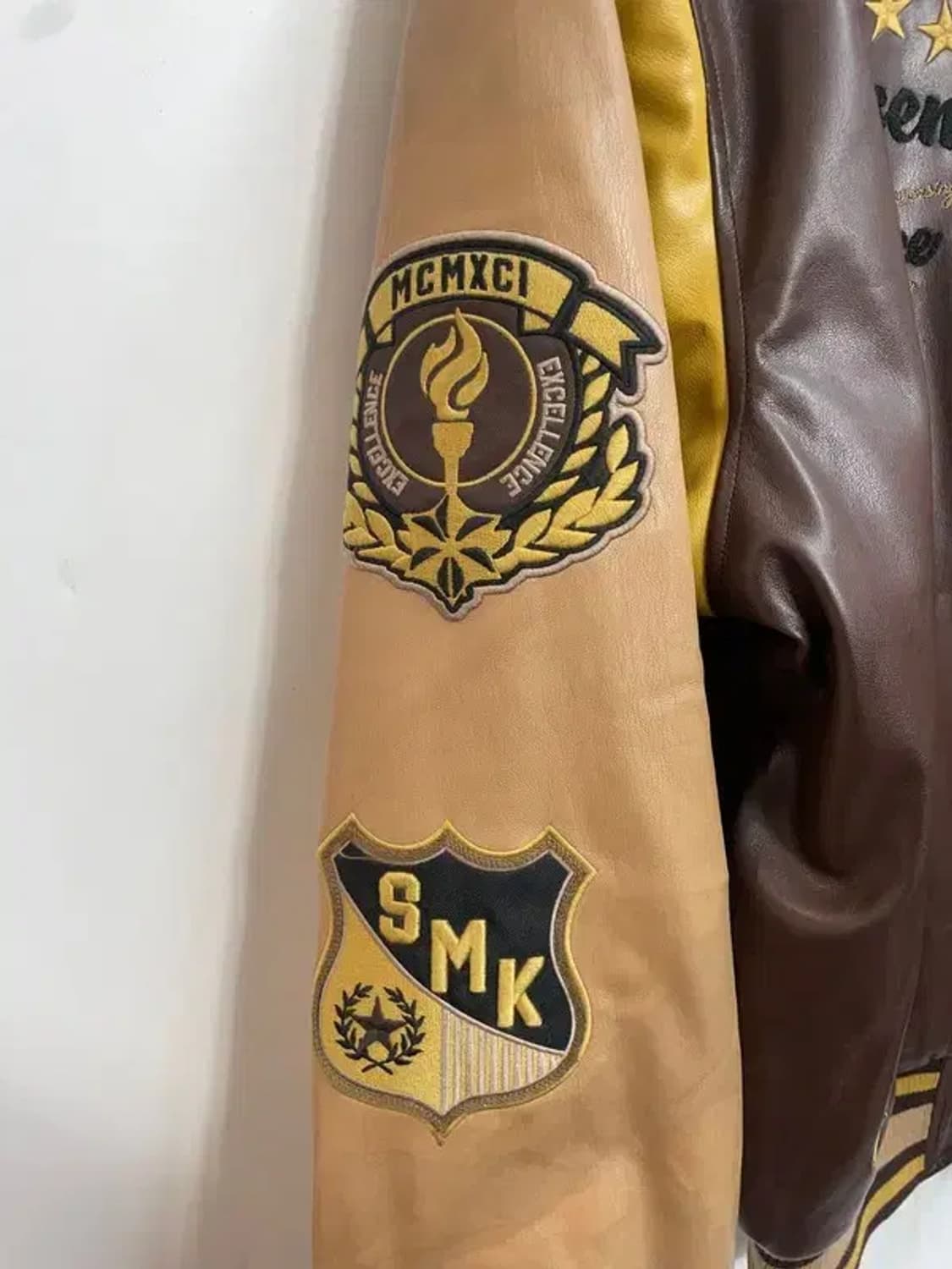 라지 스모크라이즈 바시티 점퍼 자켓 b그레이드 상품이미지5