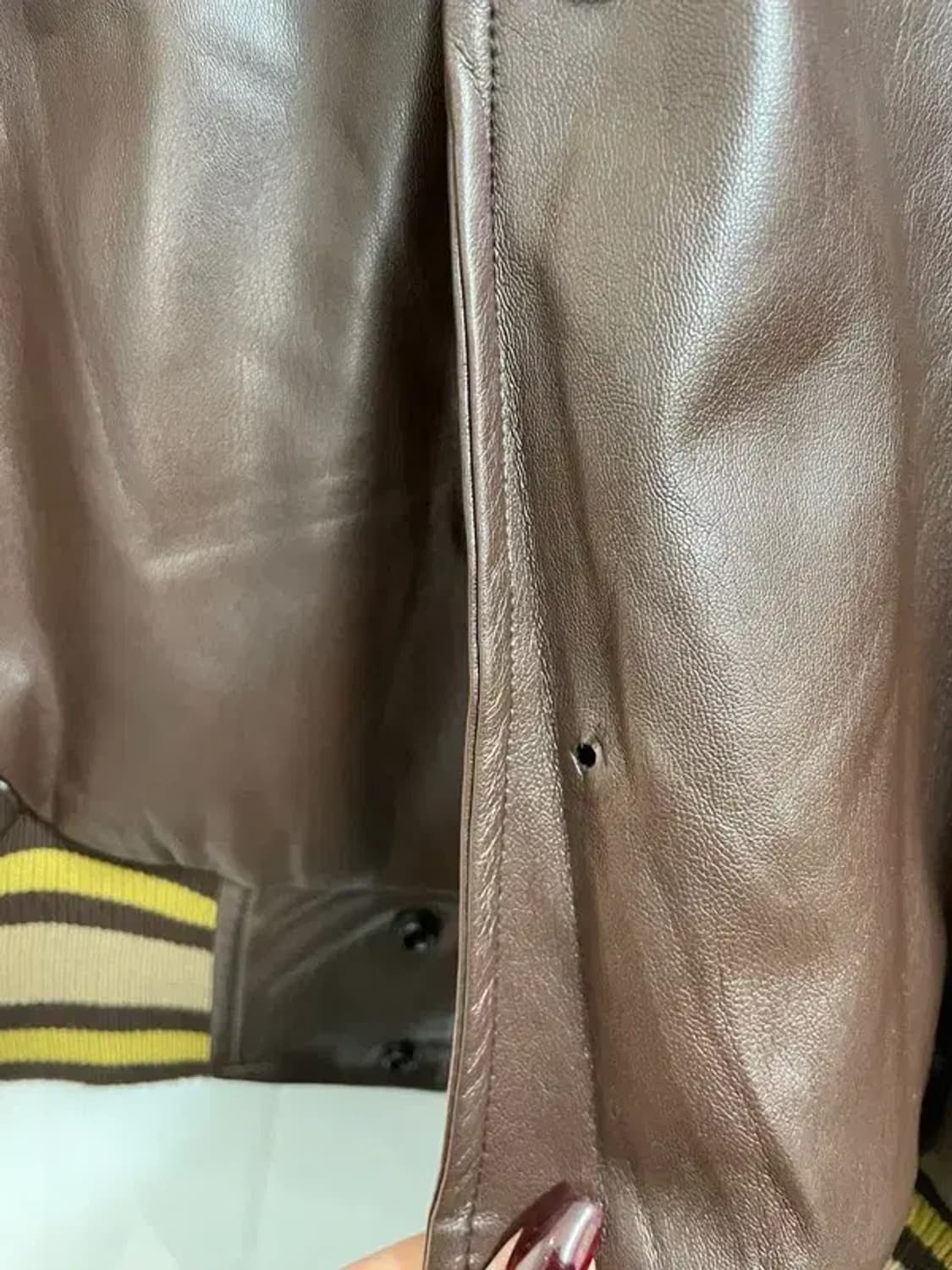 라지 스모크라이즈 바시티 점퍼 자켓 b그레이드 상품이미지7