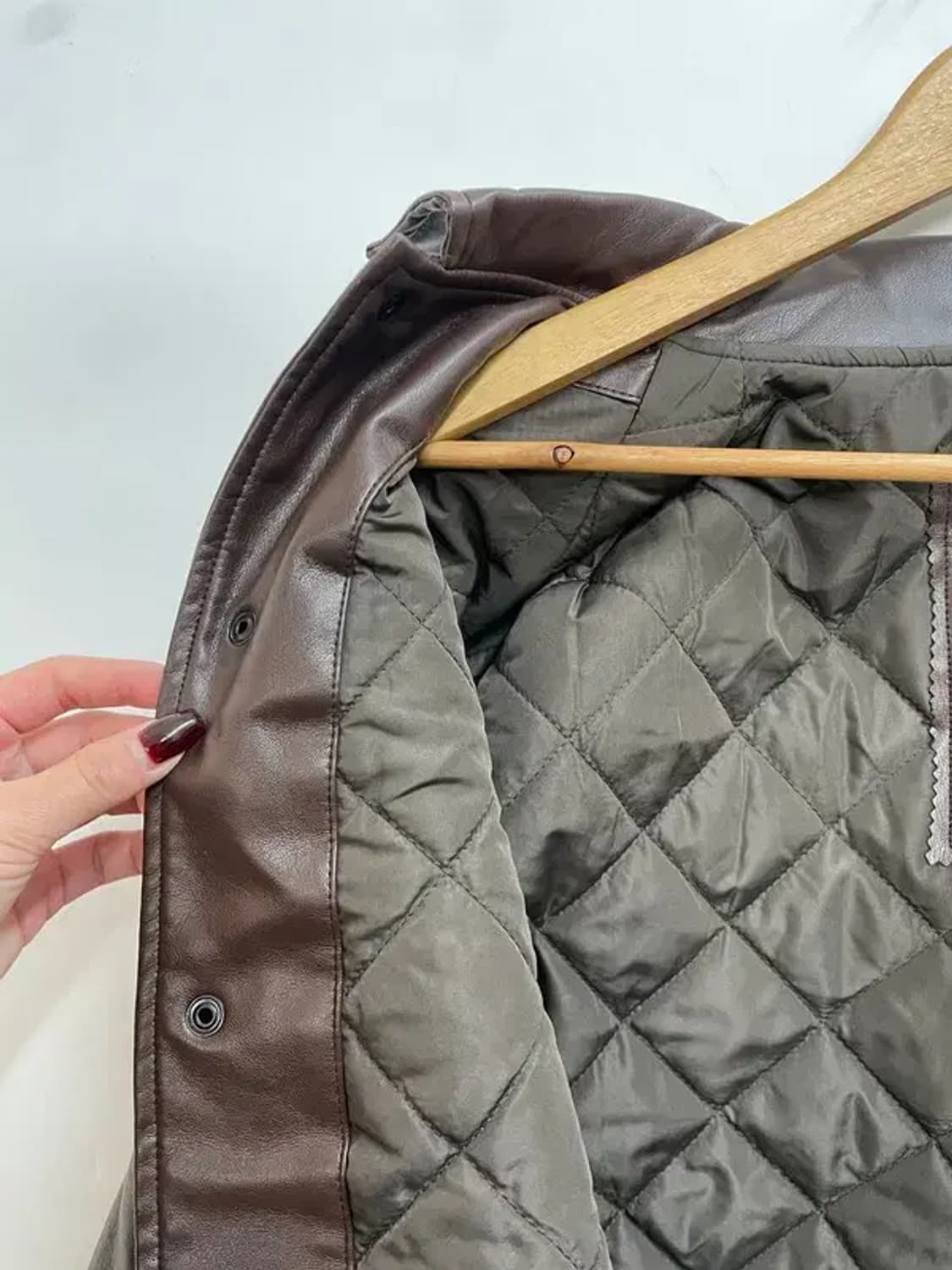 라지 스모크라이즈 바시티 점퍼 자켓 b그레이드 상품이미지9