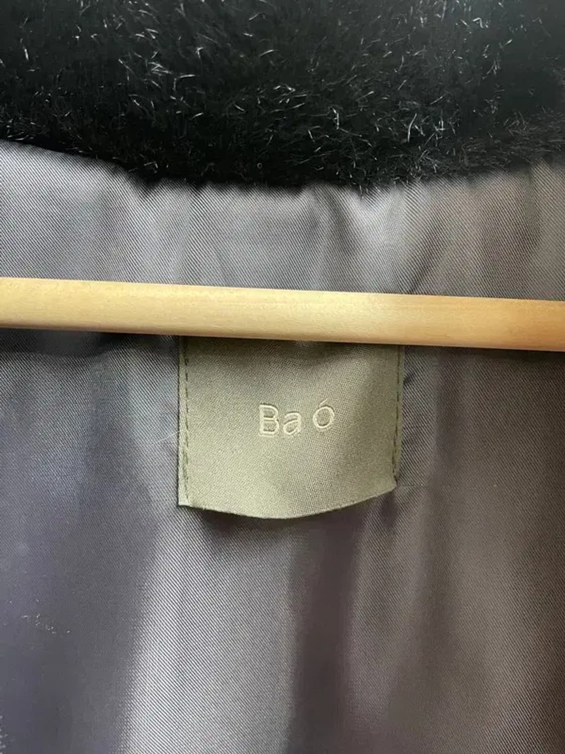 프리 Ba q 여자 인조 퍼 하프 코트 블랙 상품이미지5