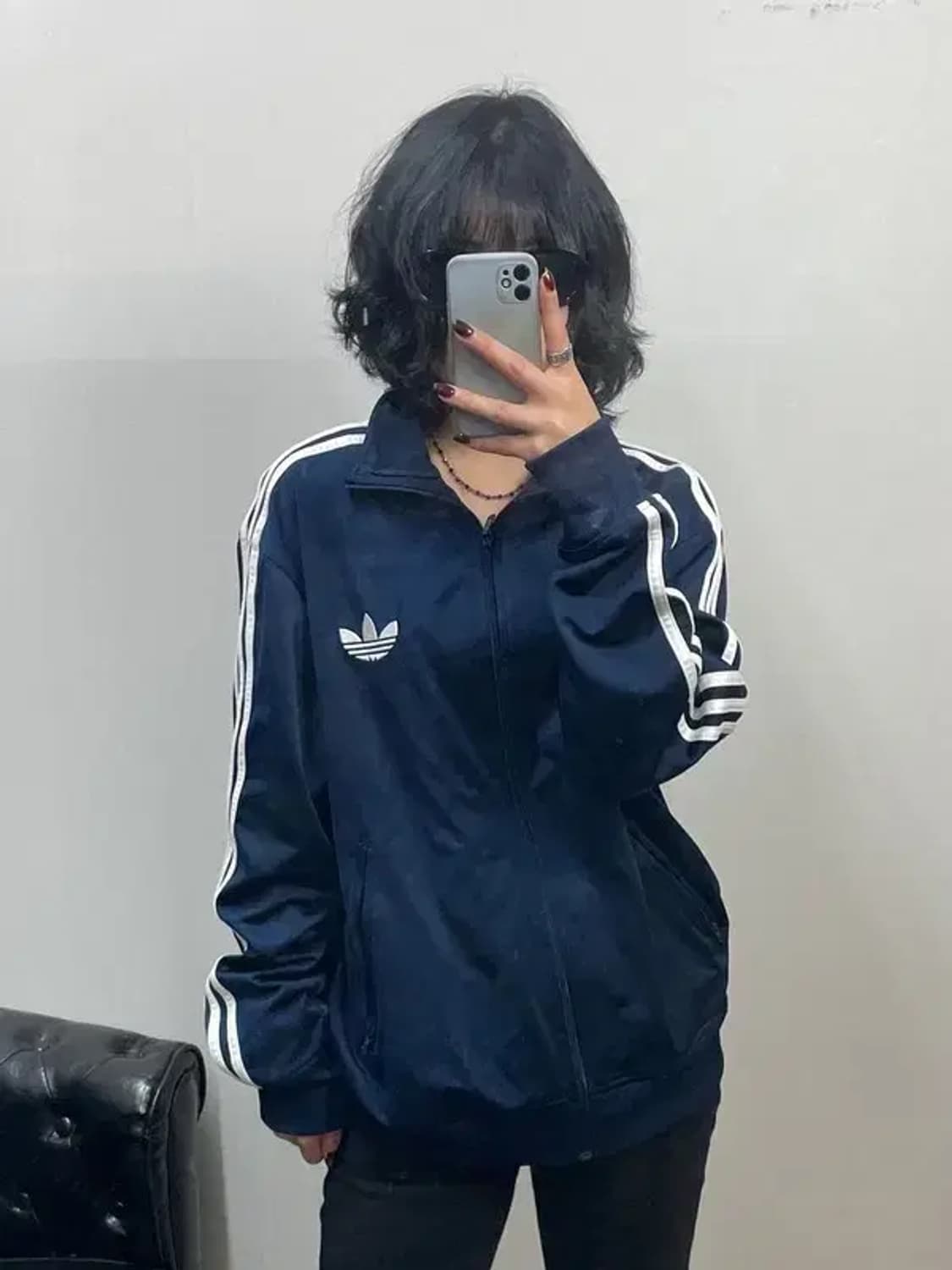 110 아디다스 파이어버드 트랙탑 져지 네이비 상품이미지1