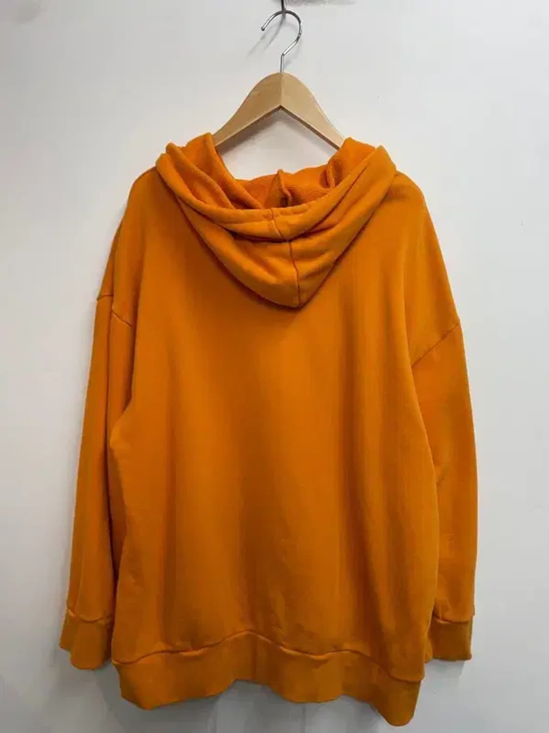 라지 아디다스 파이어버드 트레포일 빅로고 후드 오렌지 상품이미지9