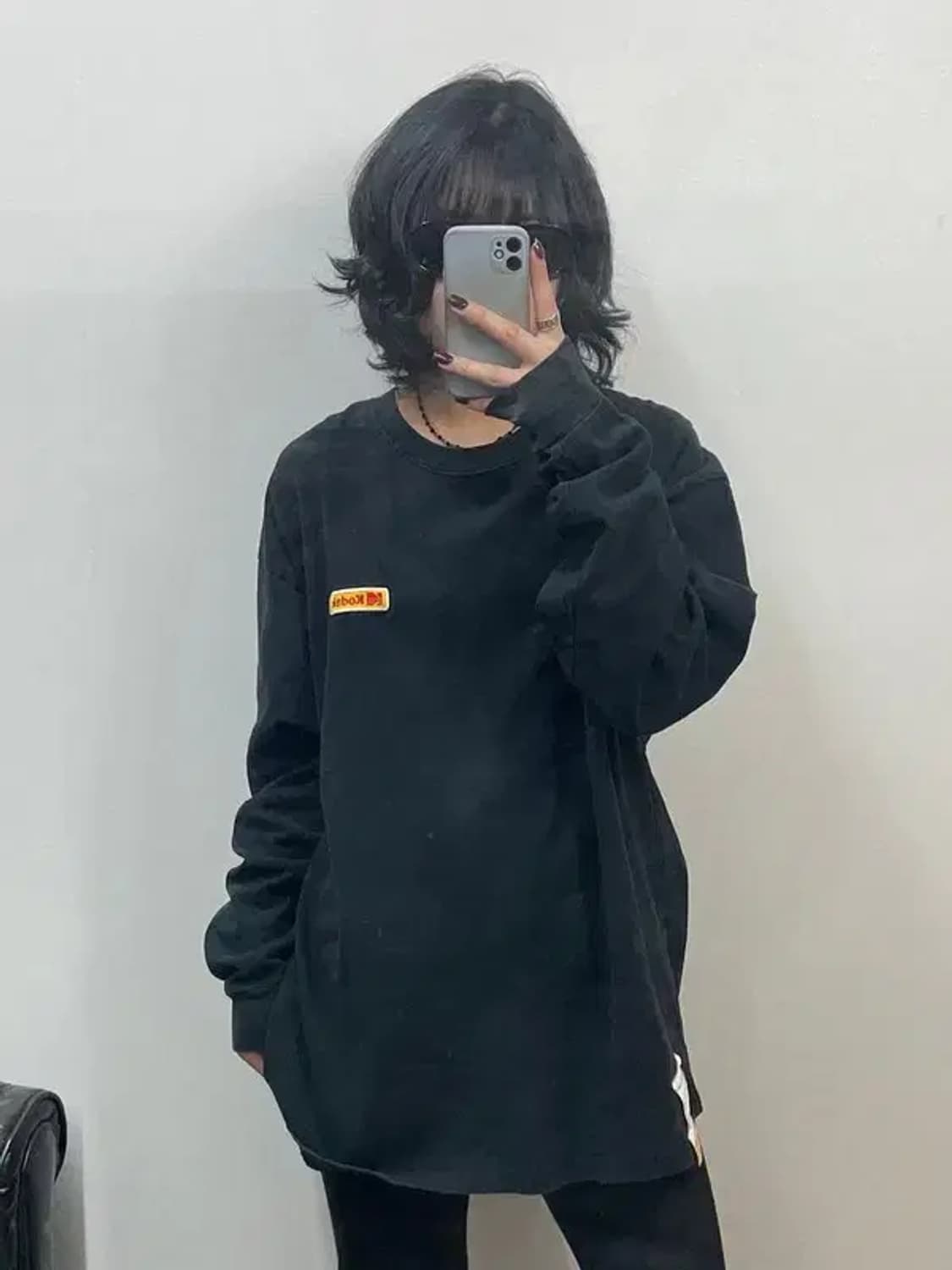 XL 코닥 메일러 긴팔티셔츠 롱슬리브 블랙 상품이미지1