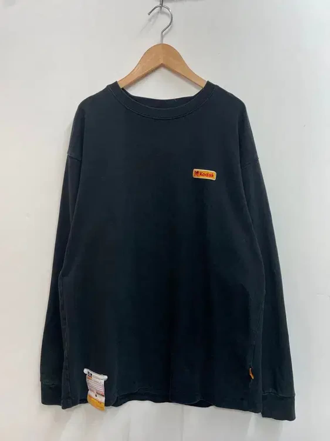 XL 코닥 메일러 긴팔티셔츠 롱슬리브 블랙 상품이미지2