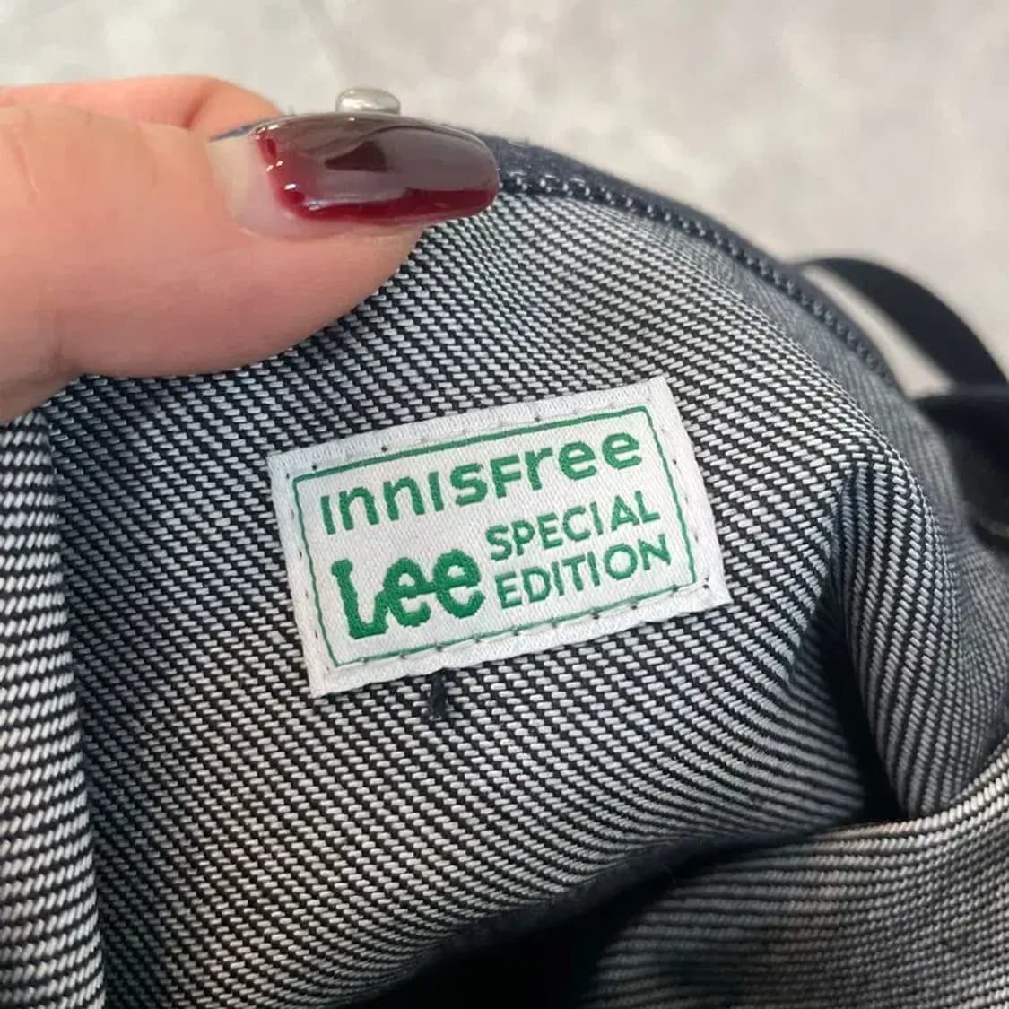 프리 lee 이니스프리 데님 미니백 가방 상품이미지4