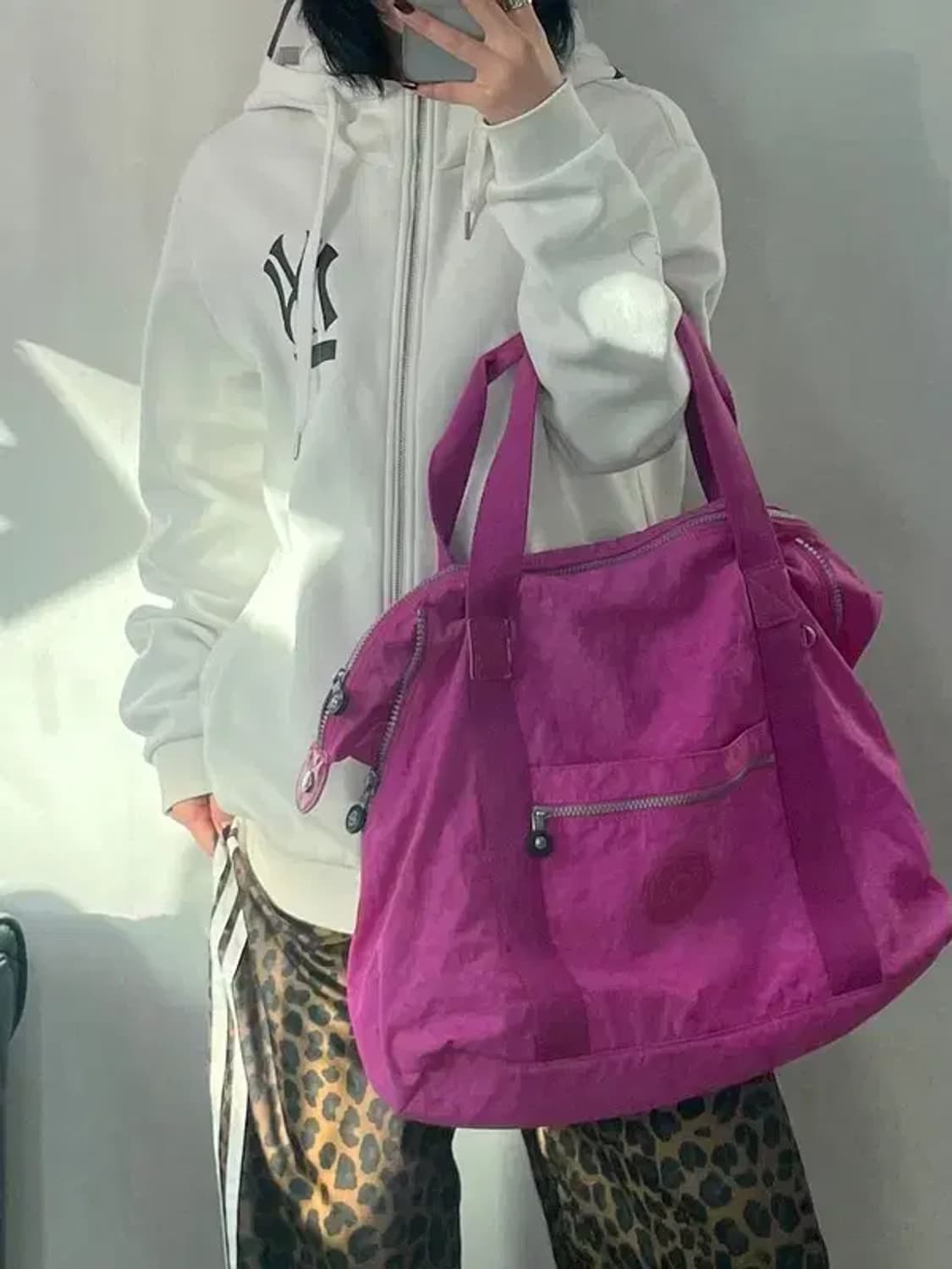 os 키플링 올드스쿨 핫핑크 숄더백 가방 상품이미지1