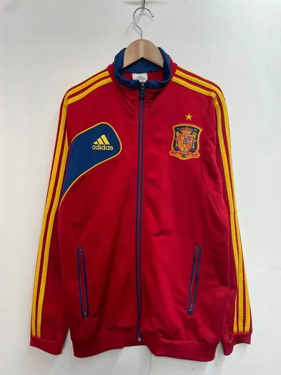 100 아디다스 올드스쿨 스페인 국대 트랙탑 져지 레드 상품이미지2