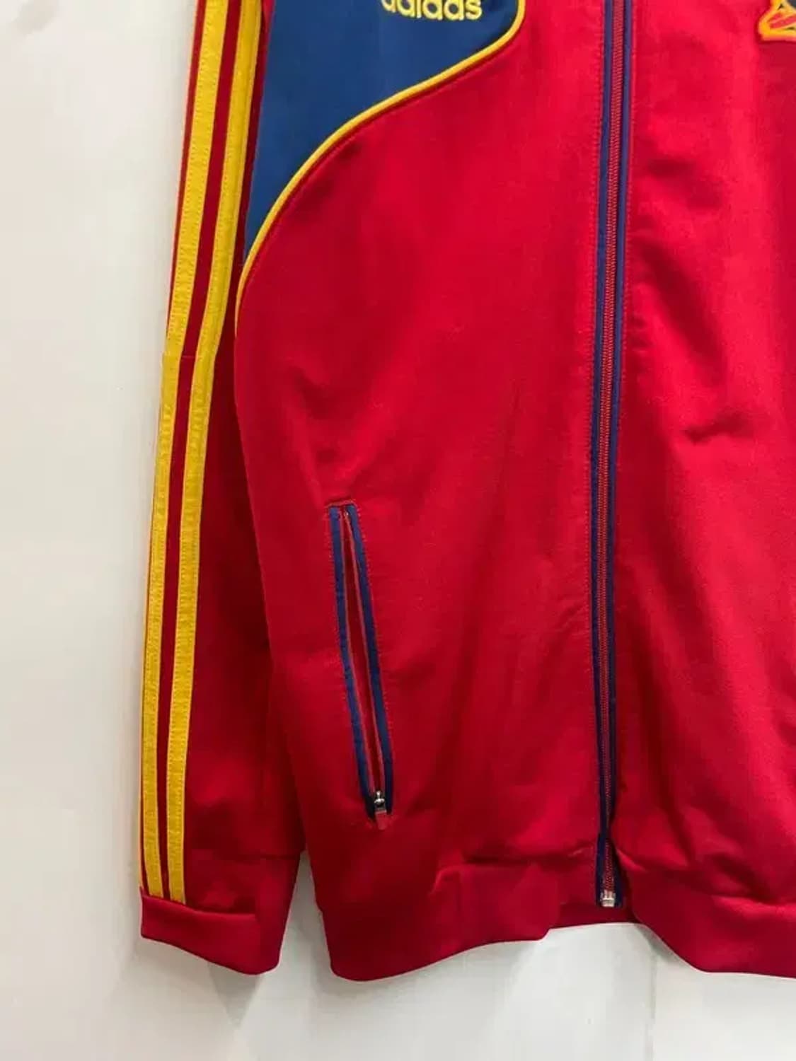 100 아디다스 올드스쿨 스페인 국대 트랙탑 져지 레드 상품이미지3