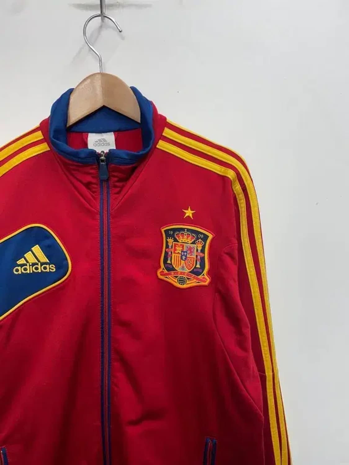 100 아디다스 올드스쿨 스페인 국대 트랙탑 져지 레드 상품이미지4