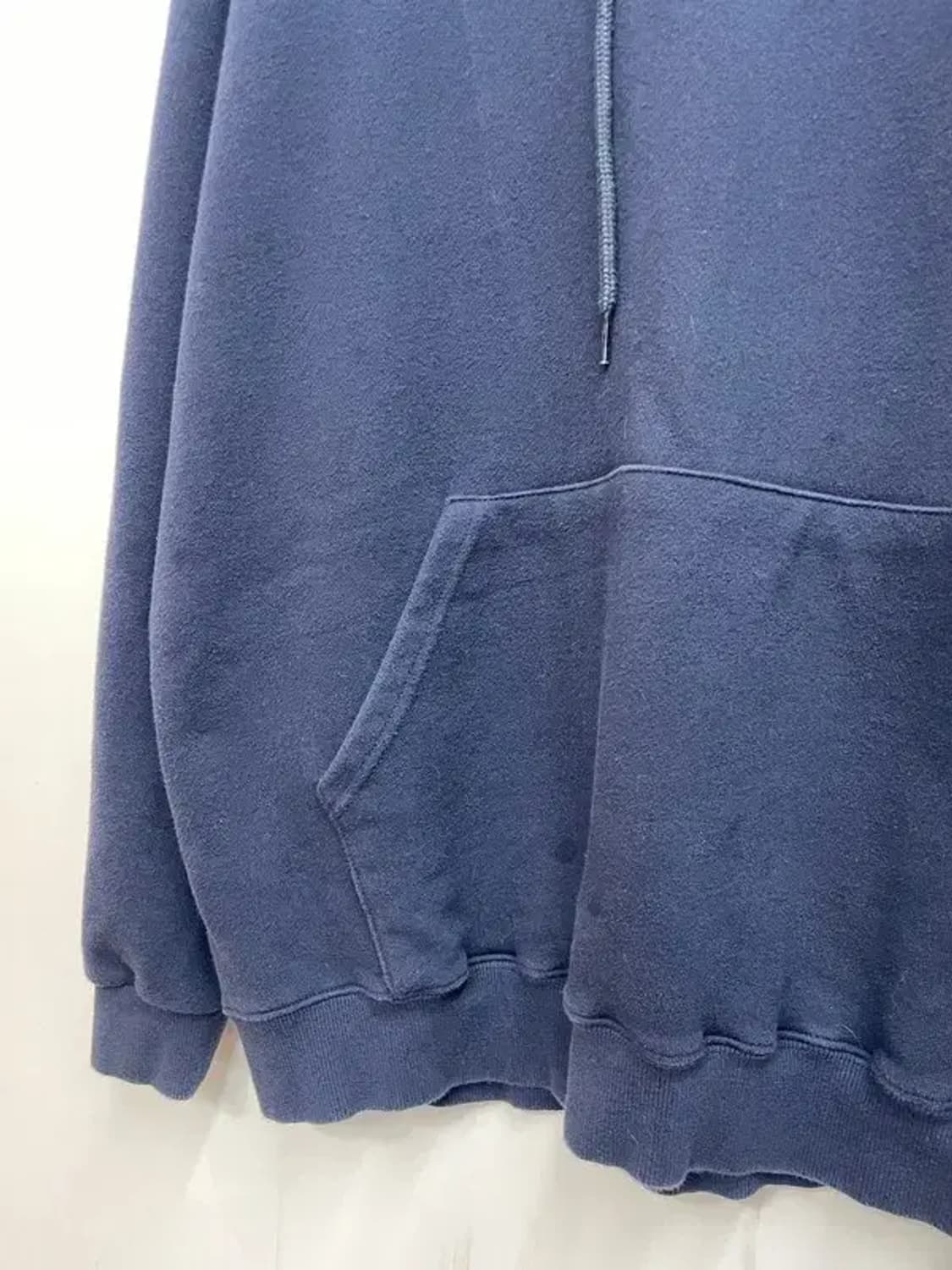 라지 브라운브레스 오버핏 뒷판로고 네이비 후드티셔츠 후디 상품이미지5