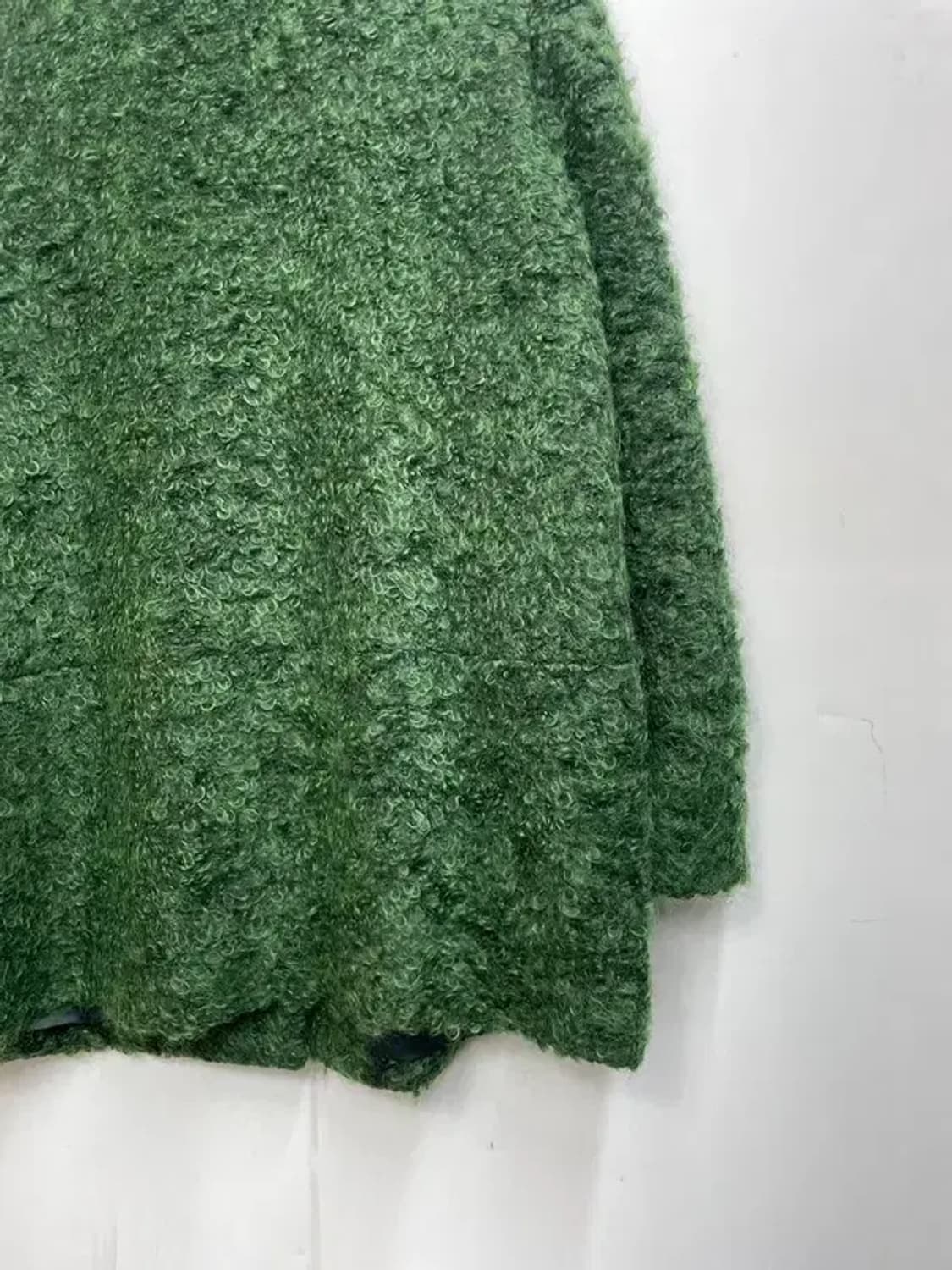 오은환 부티크 여성 모 아크릴 코트 그린 상품이미지9