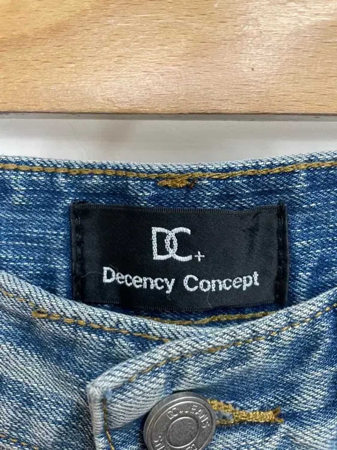 라지 decency concept 와이드 데님팬츠 청바지 상품이미지5
