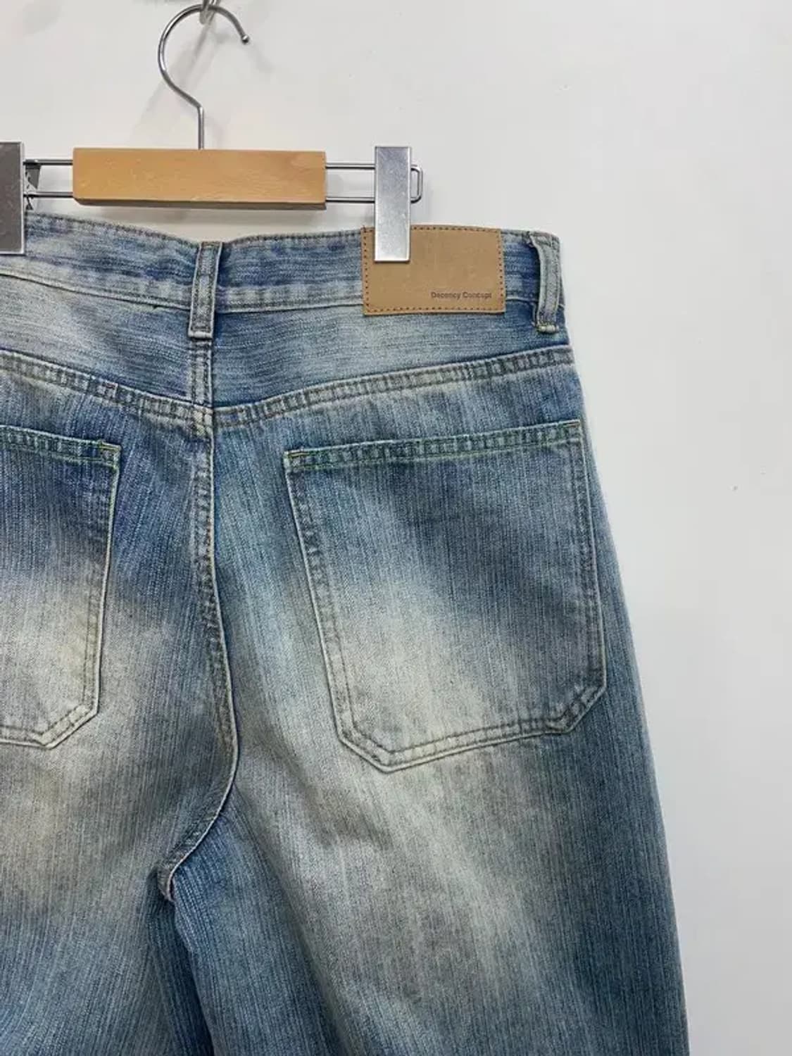 라지 decency concept 와이드 데님팬츠 청바지 상품이미지9