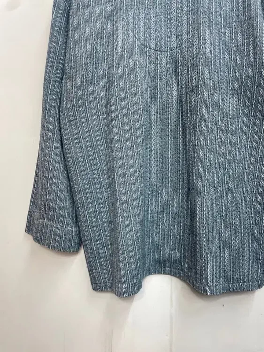 jpn 라지 스트라이프 오버핏 셔츠 남방 상품이미지10